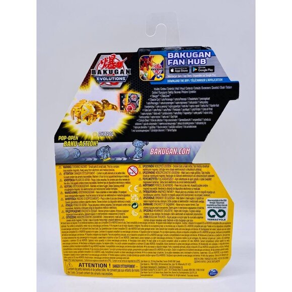 Bakugan Evolutions Pharroh Action Figure Toy - Unleash The Power Of The Pharaoh! - Picture 2 of 11